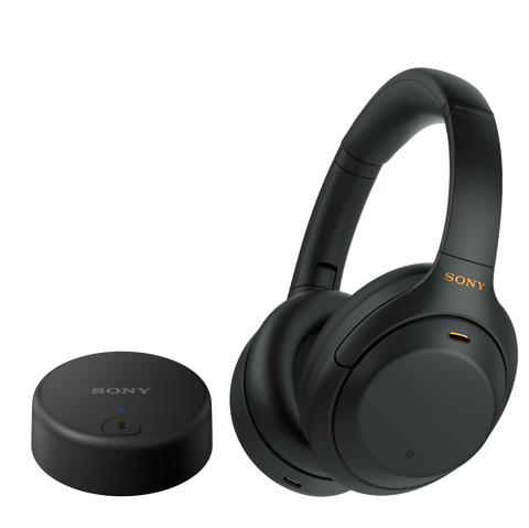 WH-1000XM4 Wireless Noise Cancelling Headphones With Wireless Transmitter WLA-NS7